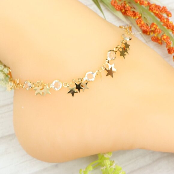 "Handmade Anklet – Elegant & Delicate Jewelry for Women | UNVRC1325 - Picture 7 of 10